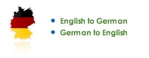 English to German, German to English translations